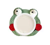 Crochet Coaster Set, Animal Desk Decor Cup Mat Collection, Handmade Absorbent Coffee Table Coasters with Soft Yarn Design, Durable Heat Resistant Drink Pad Style, Cute Table Protection Use