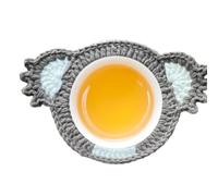 Crochet Coaster Set, Animal Desk Decor Cup Mat Collection, Handmade Absorbent Coffee Table Coasters with Soft Yarn Design, Durable Heat Resistant Drink Pad Style, Cute Table Protection Use