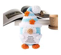 Crochet De Apoyo Emocional - Gnomo De Soporte Emocional En Crochet | Coleccionable Para Decoración De Escritorio Y Hogar Regalo Original Para Cumpleaños Familia Amigos Y Compañeros De Trabajo