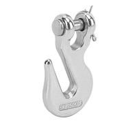 Crochet de levage pour amarrage de bateau marin de 1/4 po, crochet à chape en acier inoxydable avec une capacité de charge de 1000 lbs, crochet de remorquage en acier inoxydable