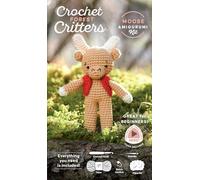 Crochet Forest Critters Amigurumi Kit Moose: Everything You Need Is Included: 100%-Cotton Yarn, Crochet Hook, Stitch Marker, Tapestry Needle, ... 1 (Forest Animals Crochet Amigurumi Kits, 1)