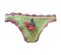 Crochet Funny Bookmarks Underwear, Shape Bikini Style Book Marker Set, 22x12x0.5cm Creative Handmade Page Holder for Reading Study School College Library Dorm Home Office Use Novelty Gift Accessory