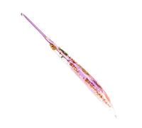 Crochet Hooks | Ergonomic Crochet Needle With Floral Resin Grips | Non-slip Knitting Craft Supplies For Beginners Women Adults Scarves Dolls Blankets Sweaters Hats Home Travel