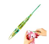 Crochet Hooks | Ergonomic Crochet Needle With Floral Resin Grips | Non-slip Knitting Craft Supplies For Beginners Women Adults Scarves Dolls Blankets Sweaters Hats Home Travel