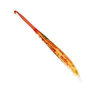 Crochet Hooks | Ergonomic Crochet Needle With Floral Resin Grips | Non-slip Knitting Craft Supplies For Beginners Women Adults Scarves Dolls Blankets Sweaters Hats Home Travel