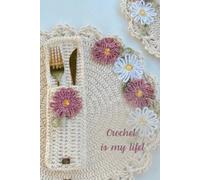 Crochet is my life: Numbered Dot Grid Journal: 6x9 Crochet Project Planner with Table of Contents and 116 Numbered Pages - Yarn Aesthetic Cover