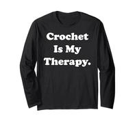 Crochet Is My Therapy Passionate Yarn Lovers Manga Larga