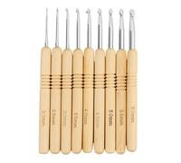Crochet Knitting Needles - 9X Ergonomic Knitting Yarn Crocheting Needles - Crochet Needls Weave Yarn Kits for Sweaters, Hats, Scarves, Blankets