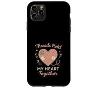 Crochet Love Yarn Humor Fibra Arte Regalo Hecho a Mano Vida Carcasa para iPhone 11 Pro Max