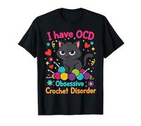 Crochet Lover Knitting TOC Trastorno Obsesivo del Ganchillo Camiseta