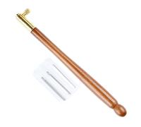 Crochet Needle Kit- 12cm DIY Sewing Tool For Beginners, Comfortable Wooden Handle Embroidery Crochet Hook | Embroidery Beading Tool For Fabric Craft Beginners Adults Friends Mothers Grandmas DIY Lover