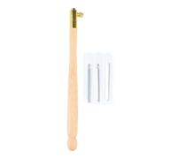 Crochet Needle Kit- 12cm DIY Sewing Tool For Beginners, Comfortable Wooden Handle Embroidery Crochet Hook | Embroidery Beading Tool For Fabric Craft Beginners Adults Friends Mothers Grandmas DIY Lover