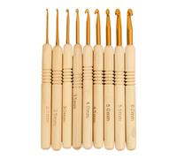 Crochet Needles,9X Ergonomic Knitting Yarn Crocheting Needles | Crochet Needls Weave Yarn Kits for Sweaters, Hats, Scarves, Blankets