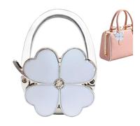 Crochet Pliable Pour Sac À Main 55g - Support De Table En De Zinc | Design Compact Antidérapant 2500g, Accessoire Esthétique Pour Suspendre Sacs Et L’espace Au Bureau Ou Au Restauran