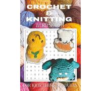 Crochet & Plushies Word Search Puzzle Book: Word Searches with Easy to Read Print about Crochet, Plushies, Crafts and More | 6x9 inches, 110 pages, ... Gift for Vacation, Holidays, and Free Time