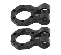 Crochet RC Crochet en aluminium ALLIAGE CORROGS UNIVERSEURS REMORTS RÉGLABLES POUR 1/10 RC Crawler Durable Lightweight 2PCS (Negro)