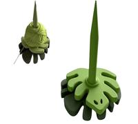 Crochet Stand - Rotating Yarn Holder Rack, 3D Printed Fiber Spool with Compact Portable Tabletop Design, Silent Spin Anti Snag Action, Ideal for Knitters Weavers Hobbyists