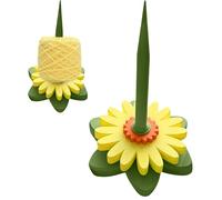 Crochet Stand - Rotating Yarn Holder Rack, 3D Printed Fiber Spool with Compact Portable Tabletop Design, Silent Spin Anti Snag Action, Ideal for Knitters Weavers Hobbyists