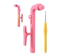 Crochet Tension Tool - 3 en 1 Maker Yarn Guide | Beginner Crochet Helper | Ergonomic Tension Regulator Hook Included ABS 17x6.4cm