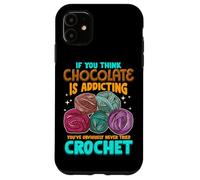Crochet Theme Design Meme for Crochet Lovers Carcasa para iPhone 11