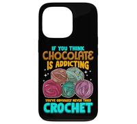 Crochet Theme Design Meme for Crochet Lovers Carcasa para iPhone 13 Pro