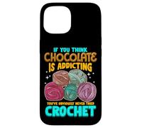 Crochet Theme Design Meme for Crochet Lovers Carcasa para iPhone 15