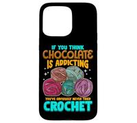 Crochet Theme Design Meme for Crochet Lovers Carcasa para iPhone 15 Pro MAX