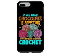 Crochet Theme Design Meme for Crochet Lovers Carcasa para iPhone 7 Plus/8 Plus