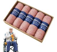 Crochet Thread, Lightweight Wool, Alpaca Fiber Blend 12.99x10.24x2.36 inches, Soft Knit Material, Breathable Craft Yarn, Smooth Texture for Needlework, Comfortable Weaving Supply