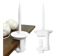 Crochet Yarn Holder, 2 Piece Non Slip Crochet Supplies, Yarn Holder Spinner Wool Winder, Home Travel Classroom Craft Room Crafters Knitters Crocheters Yarns Organization Knitting Crochets Craft Use