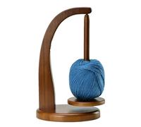 Crochet Yarn Holder | Rotating Magnetic Wooden Yarn Holder | Space Saving Yarnn Holders For Knitting, 320g Bearing Load Yarrn Spinner For Crocheting