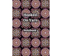Crochet & Yarn Notebook: Geometric Print Blank Journal for Stationery Lovers, Crocheters, Knitters & Crafters. Granny Squares Themed. Use for Patterns, Project Planning and Creative Ideas.