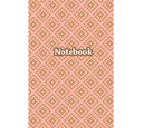 Crochet & Yarn Notebook: Geometric Print Blank Journal for Stationery Lovers, Crocheters, Knitters & Crafters. Granny Squares Themed. Use for Patterns, Project Planning and Creative Ideas.