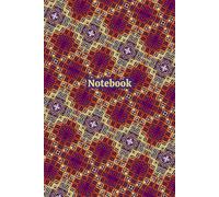 Crochet & Yarn Notebook: Geometric Print Blank Journal for Stationery Lovers, Crocheters, Knitters & Crafters. Granny Squares Themed. Use for Patterns, Project Planning and Creative Ideas.