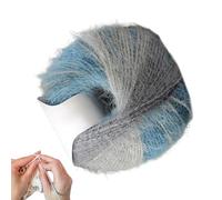 Crochet Yarn Set - Plush Wool Blend, Vibrant Crafting Thread, Smooth Fiber Bundle With Strong Twist | Artistic DIY Creations For Throws, Shawls, Accessories, Maker Rooms, Classes, Studios, Club