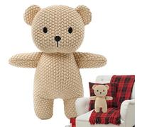 Crocheted Plush Animal, 3D Soft Hugging Doll, 8.66 Inches Cotton Yarn PP Cotton Build with Cute Design, Plush Toy with Huggable Comfort, Stuffed Animal for Family Friends