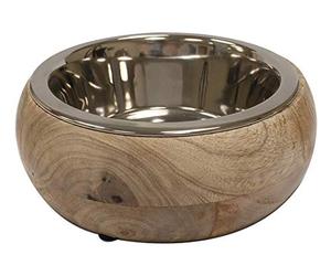 Croci Bowl Wood/Steel Gryfino 370Ml 247 g