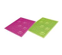 Croci Alfombra para El Baño Sanitario para Gatos, PVC, Multicolor, 1 unité (Lot de 1)