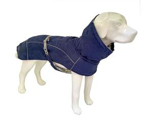 Croci C7081980 Senderismo K2 - Abrigo Impermeable y termorregulador para Perros (40 cm), Color Azul Oscuro