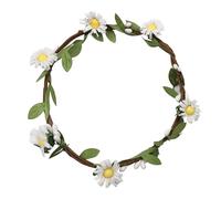 Croci Ceremony - Corona de Flores para Perros, Flores para Perros, Corona para Mascotas, Guirnalda Floral para Bodas, M/18 cm