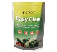 Croci Easy Clean - Arena Para Gatos De Silicona - Arena Para Gatos En Cristales De Silicona - Arena Para Gatos De Alta Absorción Y Fácil De Limpiar, 3,6 Lt