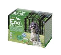 Croci Eco Dog Nappy - Pañales para Perros machos, Calzoncillos para Perros para orinar, Biodegradables, antiolor, pañales Desechables para Perros, 10 Piezas, tamaño XL, 36-62 cm