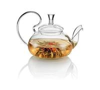 Croci Filtro de Acero Inoxidable de 500 ml de Tetera de Vidrio