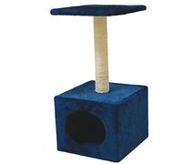 CROCI Hamburgo Gato rascador, 30 x 30 x 60 cm, Color Azul