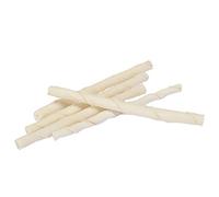 Croci - Hueso para Perro Twisted Stick Blanco 9/10 mm 20 Piezas - Lote de 12