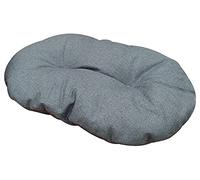 Croci Hydro - Cojín Ovalado para Perro, Impermeable, Impermeable, Tejido Lavable fácil de Limpiar, Azul, 77 x 50 cm