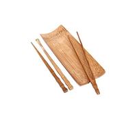 Croci Juego de Accesorios de té de bambú