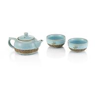 Croci Juego de Porcelana Decorada Azul RU 3 pzs