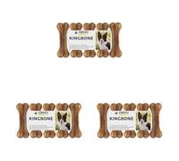 Croci King Bone - Hueso para Perros, merienda recompensa para Masticar para Perros de Piel de Vaca Natural, Palo Dental para Limpiar los Dientes, 7,5 cm - 5 Piezas (Paquete de 3)