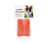 Croci King Bone Twisted Stick - Hueso para Perro al Gusto de Tocino, merienda para Masticar Premium para Perros de Piel de Vaca Natural, Palo Dental para Limpieza de Dientes, 10 mm - 20 Piezas
